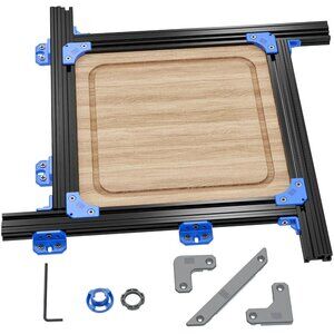 Juice Groove Router Jig, Adjustable Guide for 18"x18" Cutting Boards w/Corner Gu